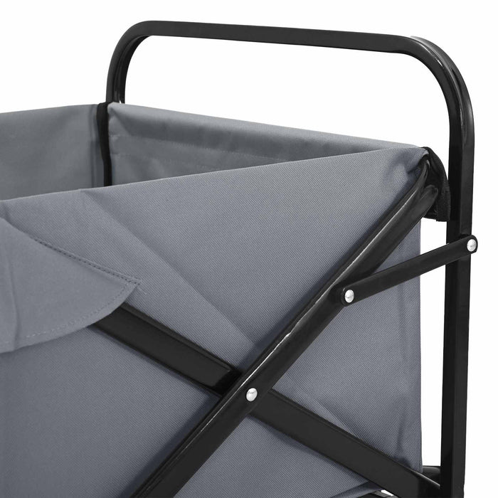 Trolley Manevrabil Pliabil Manual Gri 89 x 63 x 96 cm - WALTI WALTI