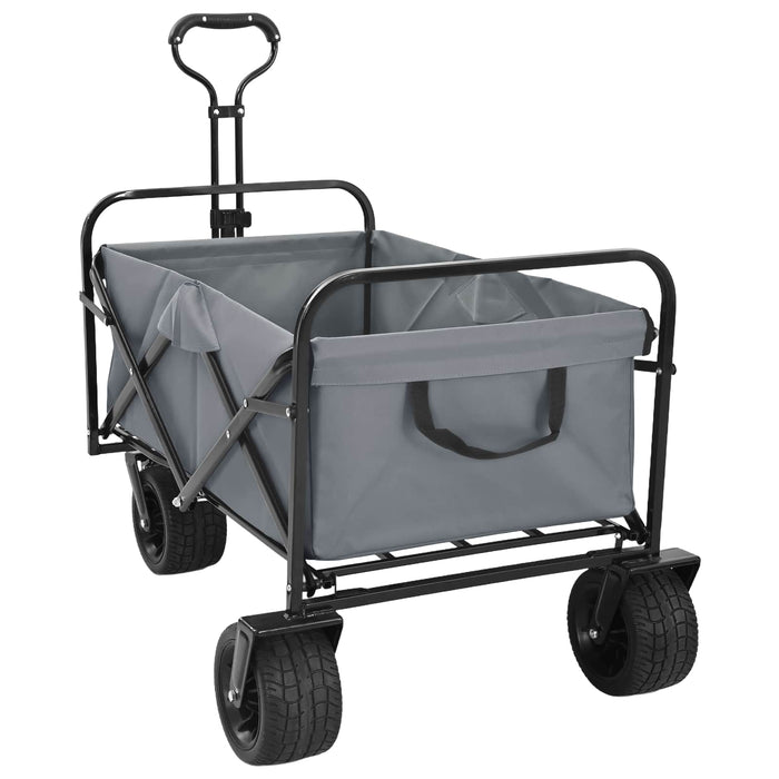 Trolley Manevrabil Pliabil Manual Gri 89 x 63 x 96 cm - WALTI WALTI