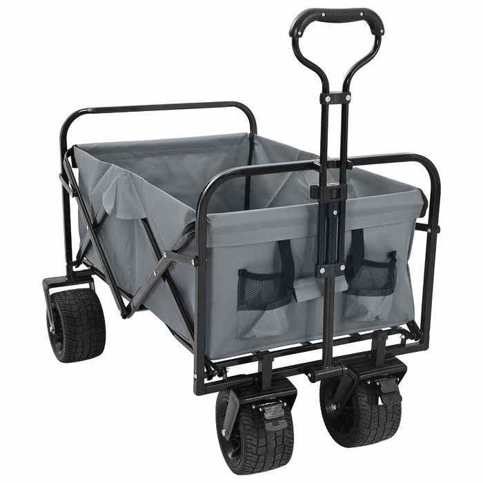 Trolley Manevrabil Pliabil Manual Gri 89 x 63 x 96 cm - WALTI WALTI