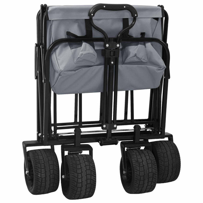 Trolley Manevrabil Pliabil Manual Gri 89 x 63 x 96 cm - WALTI WALTI