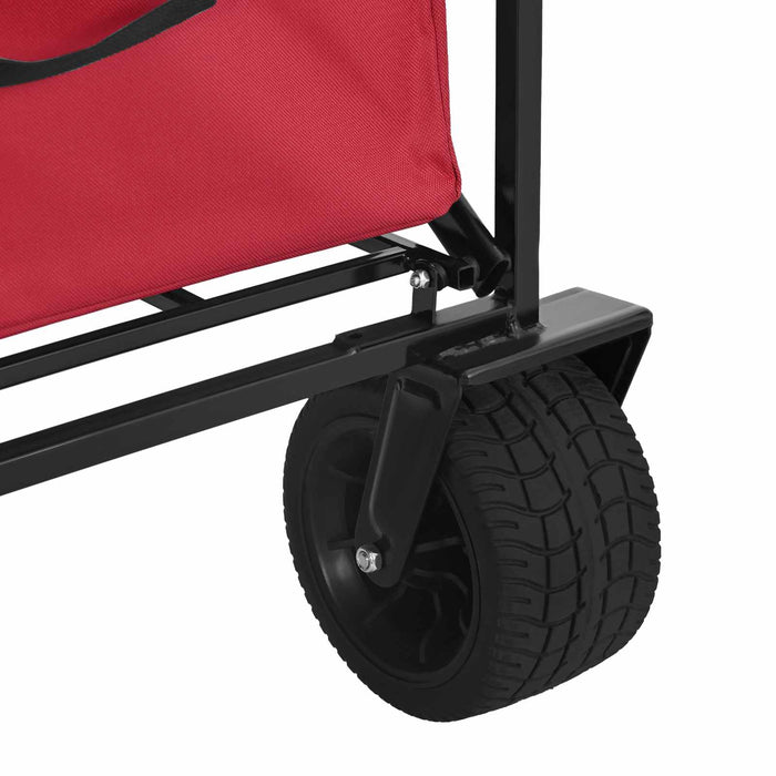 Trolley Manevrabil Pliabil Manual Roșu 89 x 63 x 96 cm - WALTI WALTI