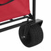 Trolley Manevrabil Pliabil Manual Roșu 89 x 63 x 96 cm - WALTI WALTI