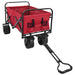 Trolley Manevrabil Pliabil Manual Roșu 89 x 63 x 96 cm - WALTI WALTI