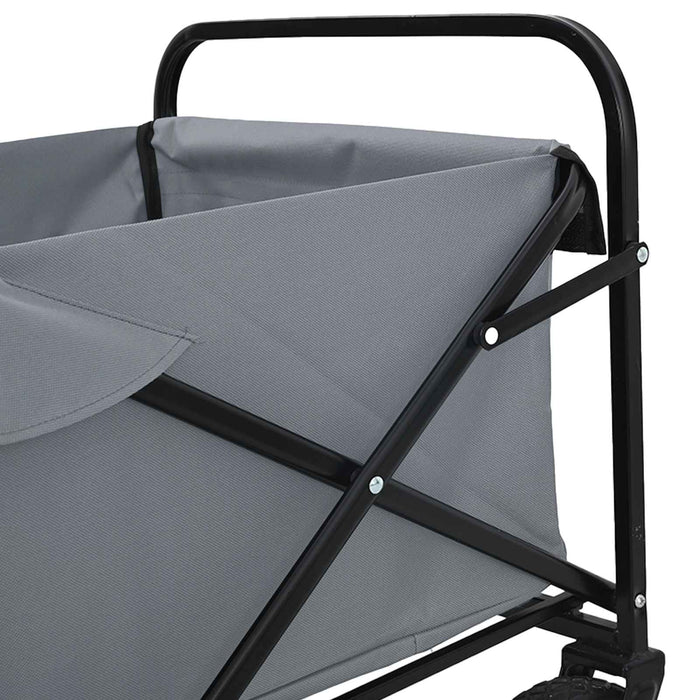 Trolley Manevrabil Pliabil Gri 94 x 53 x 99 cm Tesătură Oxford - WALTI WALTI