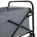 Trolley Manevrabil Pliabil Gri 94 x 53 x 99 cm Tesătură Oxford - WALTI WALTI