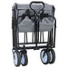 Trolley Manevrabil Pliabil Gri 94 x 53 x 99 cm Tesătură Oxford - WALTI WALTI