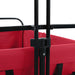 Trolley Manevrabil Pliabil Roșu 94 x 53 x 99 cm Tesătură Oxford - WALTI WALTI