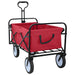 Trolley Manevrabil Pliabil Roșu 94 x 53 x 99 cm Tesătură Oxford - WALTI WALTI