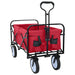 Trolley Manevrabil Pliabil Roșu 94 x 53 x 99 cm Tesătură Oxford - WALTI WALTI