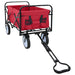 Trolley Manevrabil Pliabil Roșu 94 x 53 x 99 cm Tesătură Oxford - WALTI WALTI