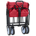 Trolley Manevrabil Pliabil Roșu 94 x 53 x 99 cm Tesătură Oxford - WALTI WALTI