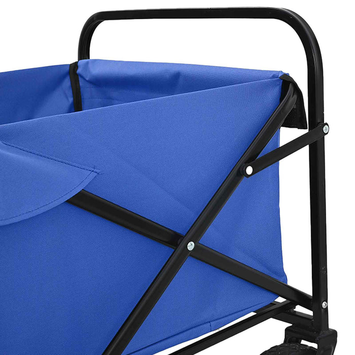Trolley Manevrabil Pliabil Manual albastru 94 x 53 x 99 cm - WALTI WALTI