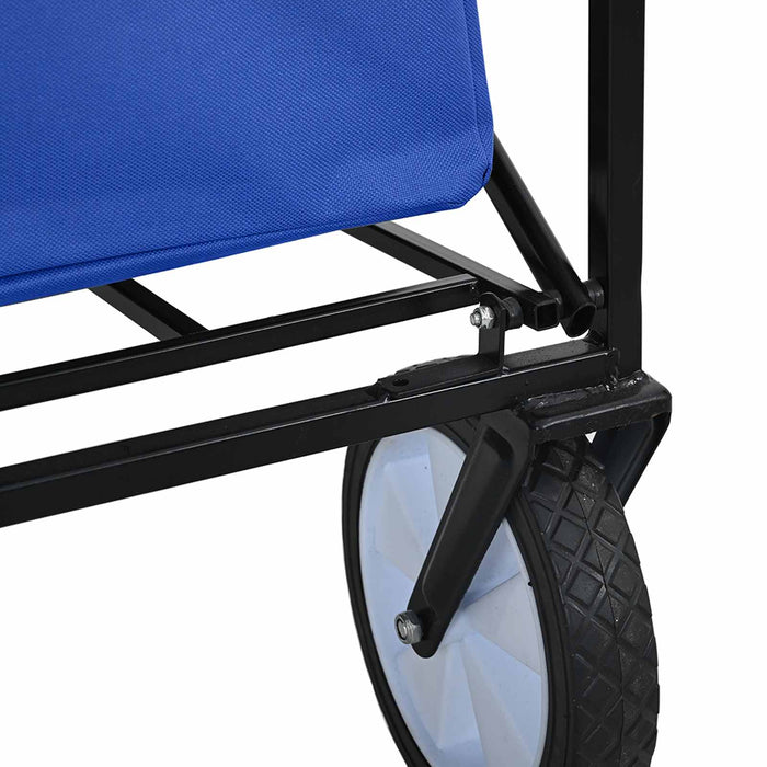 Trolley Manevrabil Pliabil Manual albastru 94 x 53 x 99 cm - WALTI WALTI