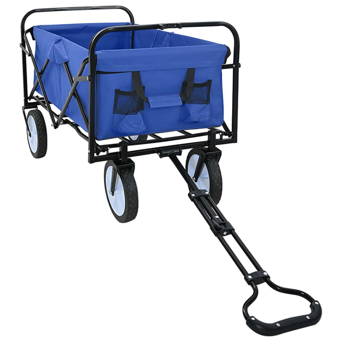 Trolley Manevrabil Pliabil Manual albastru 94 x 53 x 99 cm - WALTI WALTI