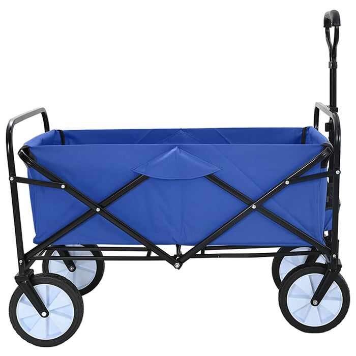 Trolley Manevrabil Pliabil Manual albastru 94 x 53 x 99 cm - WALTI WALTI