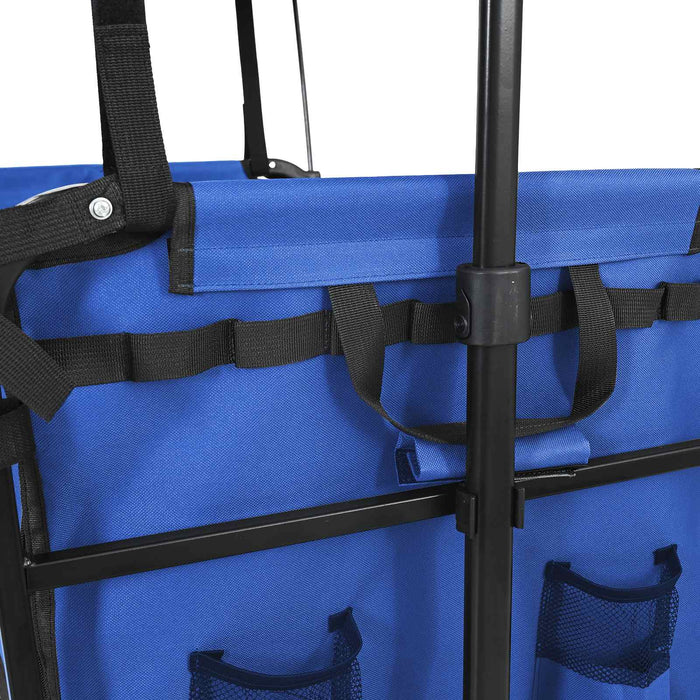 Trolley Manevrabil Pliabil Manual Negru 105 x 56.5 x 116 cm - WALTI WALTI