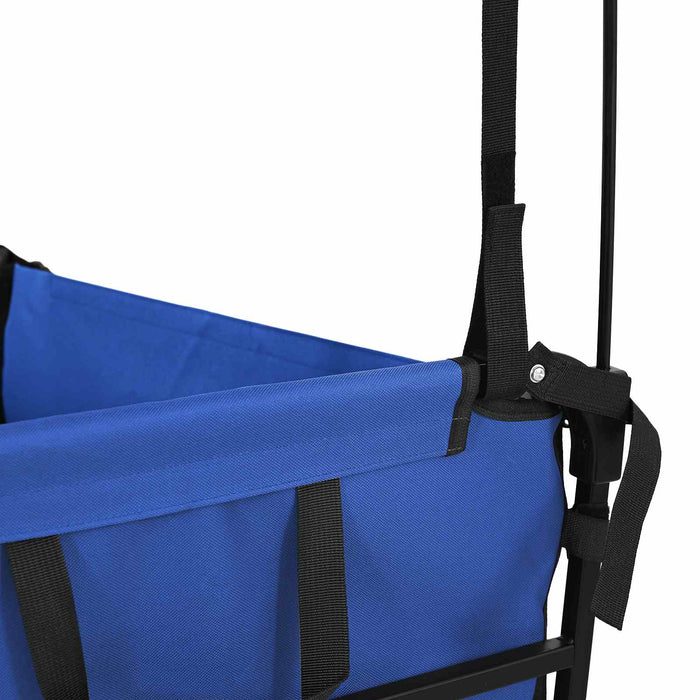 Trolley Manevrabil Pliabil Manual Negru 105 x 56.5 x 116 cm - WALTI WALTI