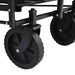 Trolley Manevrabil Pliabil Manual Negru 105 x 56.5 x 116 cm - WALTI WALTI
