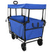 Trolley Manevrabil Pliabil Manual Negru 105 x 56.5 x 116 cm - WALTI WALTI