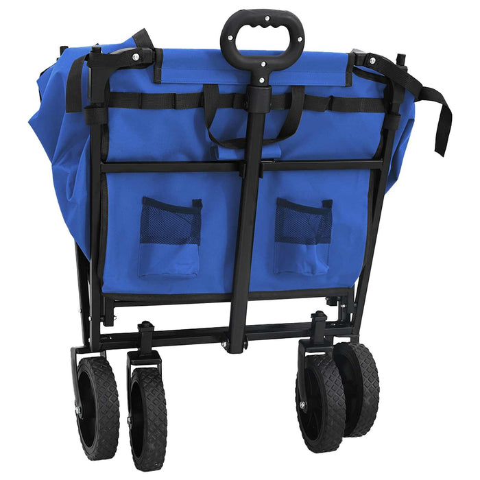 Trolley Manevrabil Pliabil Manual Negru 105 x 56.5 x 116 cm - WALTI WALTI