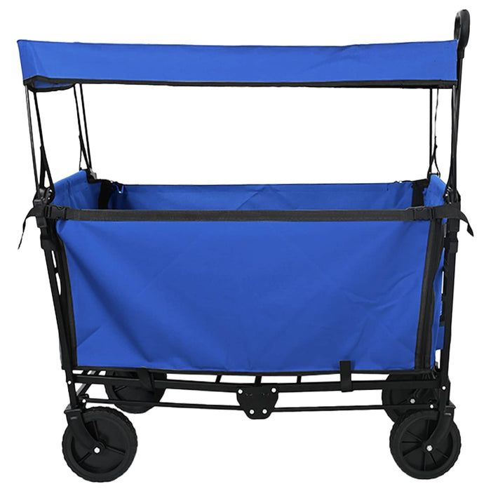 Trolley Manevrabil Pliabil Manual Negru 105 x 56.5 x 116 cm - WALTI WALTI