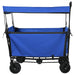 Trolley Manevrabil Pliabil Manual Negru 105 x 56.5 x 116 cm - WALTI WALTI