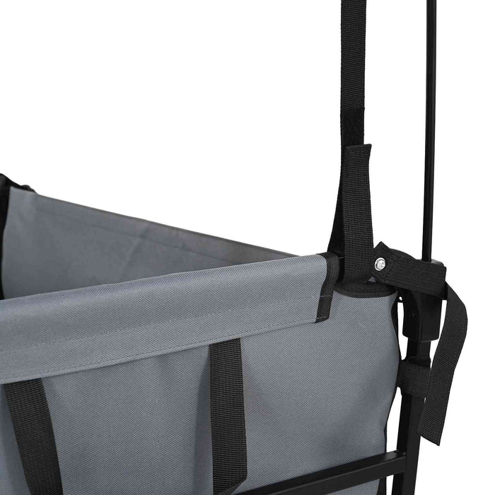 Trolley Manevrabil Pliabil Manual Gri 105 x 56.5 x 116 cm - WALTI WALTI