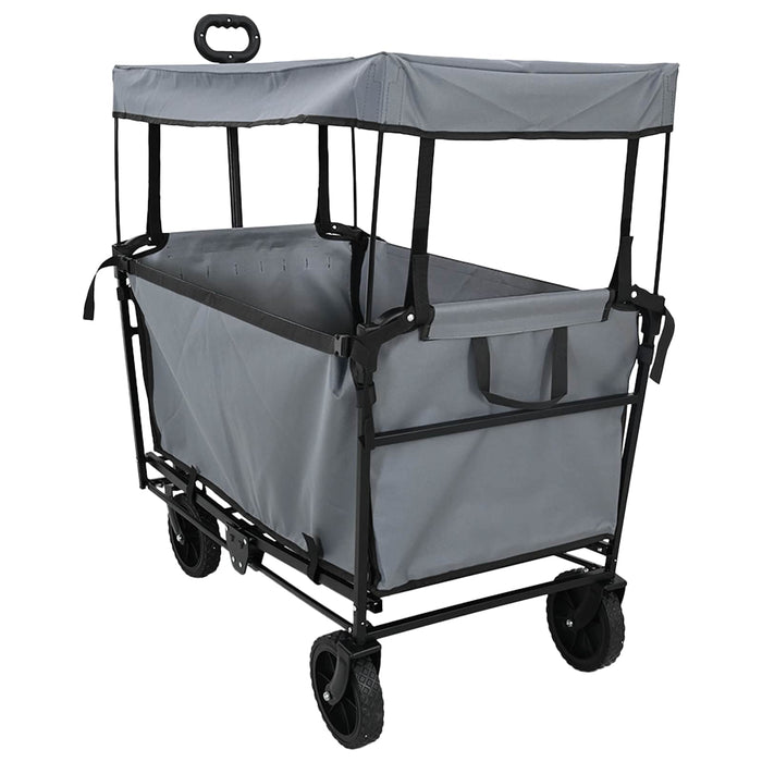 Trolley Manevrabil Pliabil Manual Gri 105 x 56.5 x 116 cm - WALTI WALTI