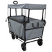 Trolley Manevrabil Pliabil Manual Gri 105 x 56.5 x 116 cm - WALTI WALTI