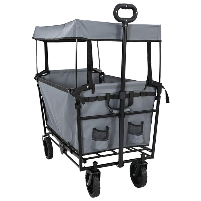 Trolley Manevrabil Pliabil Manual Gri 105 x 56.5 x 116 cm - WALTI WALTI