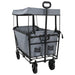 Trolley Manevrabil Pliabil Manual Gri 105 x 56.5 x 116 cm - WALTI WALTI