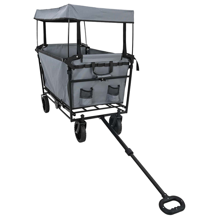 Trolley Manevrabil Pliabil Manual Gri 105 x 56.5 x 116 cm - WALTI WALTI