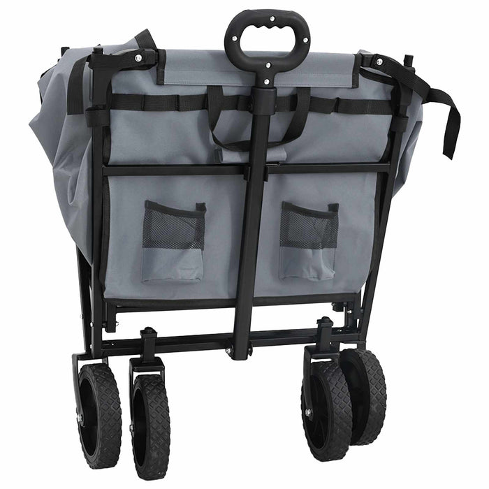 Trolley Manevrabil Pliabil Manual Gri 105 x 56.5 x 116 cm - WALTI WALTI