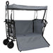 Trolley Manevrabil Pliabil Manual Gri 105 x 56.5 x 116 cm - WALTI WALTI