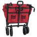 Trolley Manevrabil Pliabil Manual Roșu 105 x 56.5 x 116 cm - WALTI WALTI