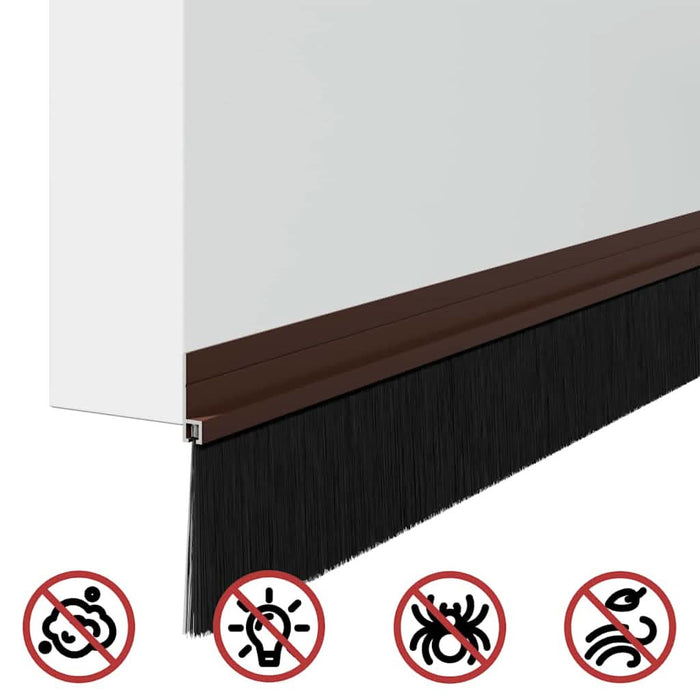 Dopuri pentru uși autoadezive 6 pcs Maro 100 cm - WALTI WALTI