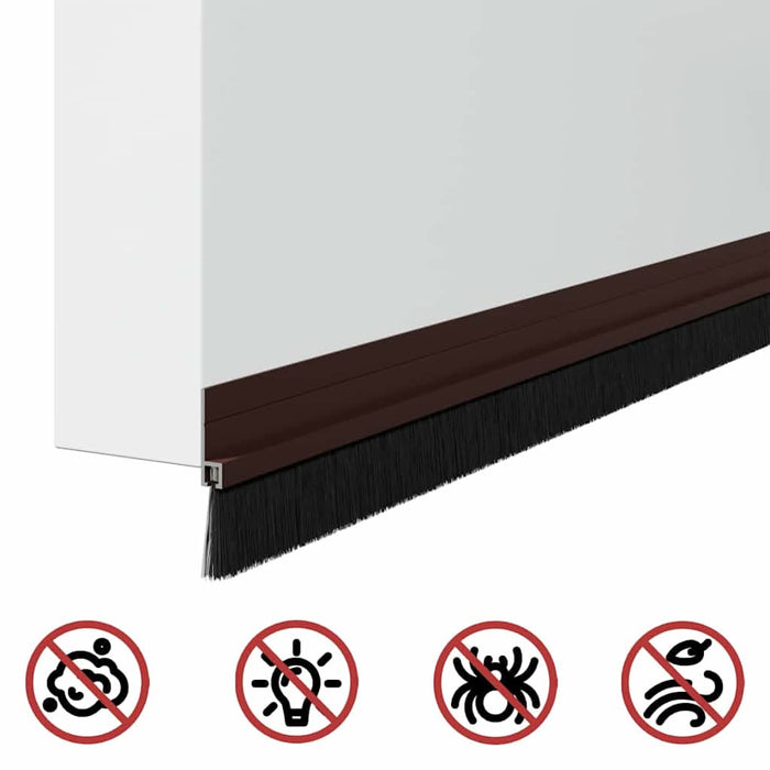 Dopuri pentru uși autoadezive 6 pcs Maro 100 cm - WALTI WALTI
