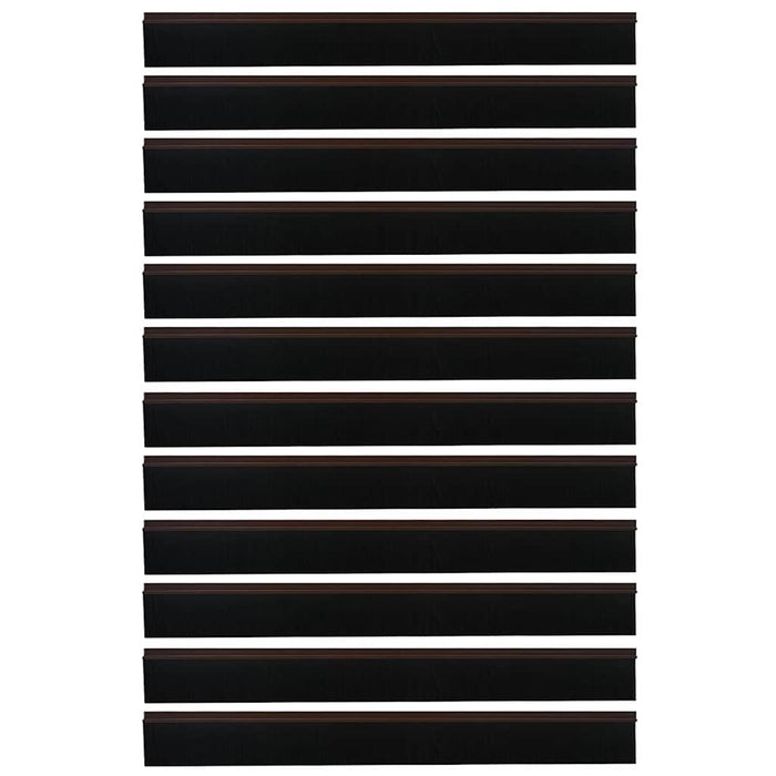 Dopuri pentru uși autoadezive 12 pcs Maro 100 cm - WALTI WALTI