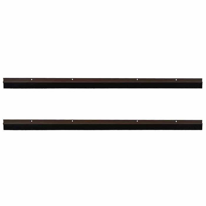 Perdele de ușă cu perii cu montare prin înșurubare 2 pcs Maro - WALTI WALTI