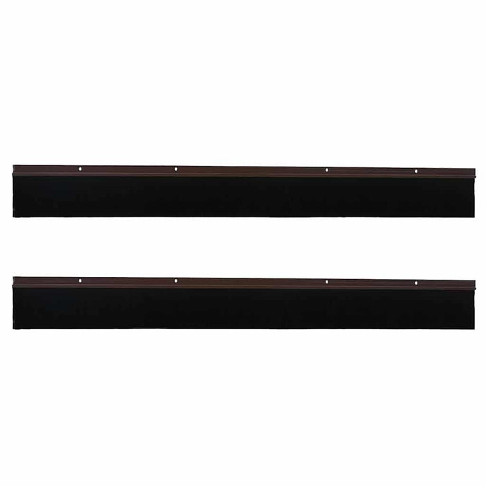 Perdele de ușă cu perii cu montare prin înșurubare 2 pcs Maro - WALTI WALTI