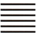 Perdele de ușă cu perii cu montare prin înșurubare 6 pcs Maro - WALTI WALTI