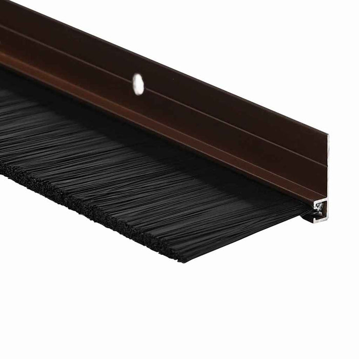 Perdele de ușă cu perii cu montare prin înșurubare 12 pcs Maro - WALTI WALTI