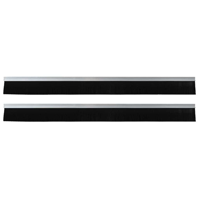 Dopuri pentru uși autoadezive 2 pcs Argintiu 100 cm - WALTI WALTI