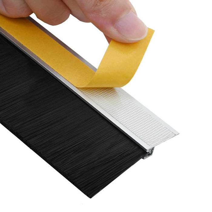 Dopuri pentru uși autoadezive 6 pcs Argintiu 100 cm - WALTI WALTI