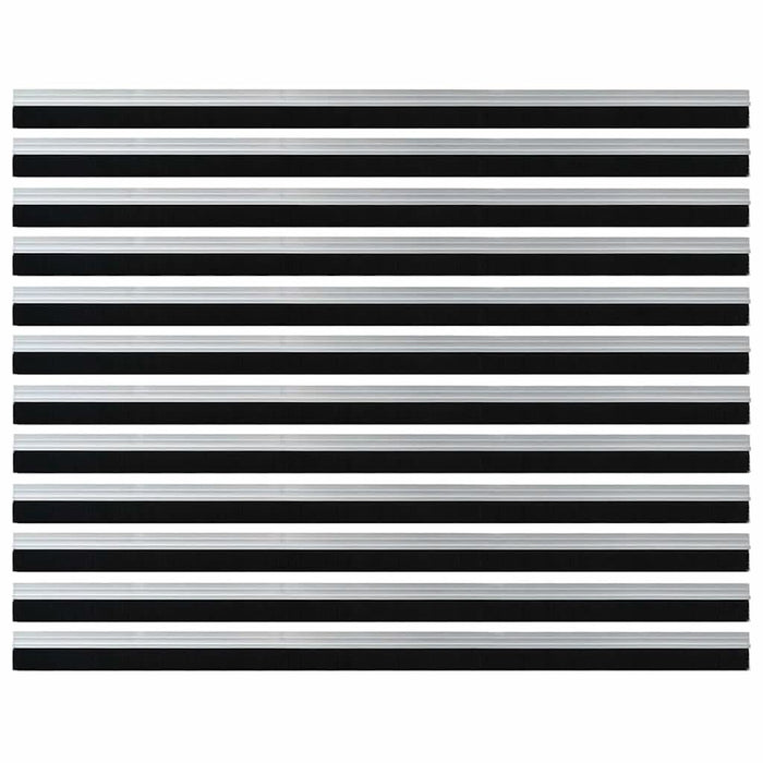 Dopuri pentru uși autoadezive 12 pcs Argintiu 100 cm - WALTI WALTI