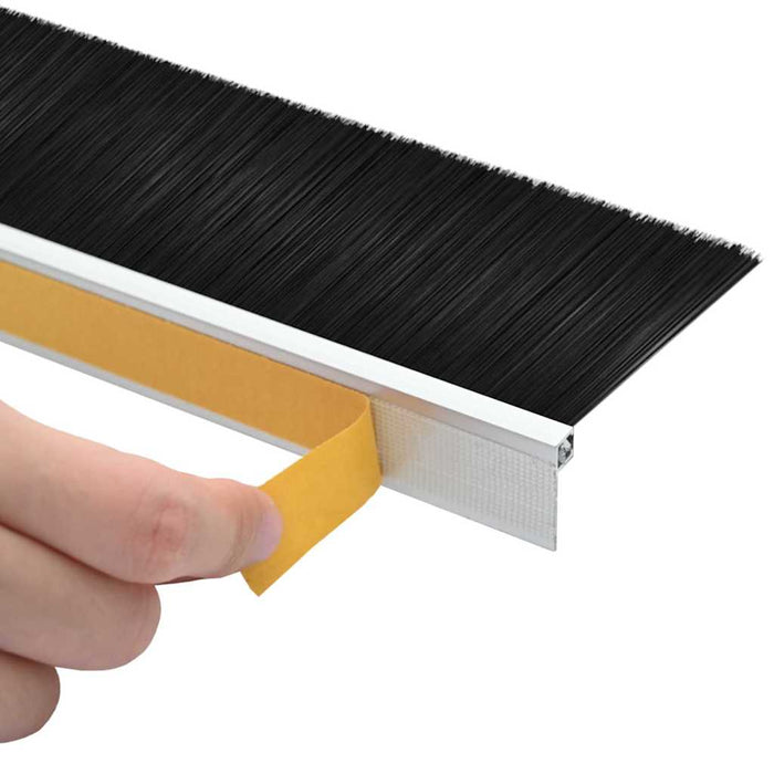 Dopuri pentru uși autoadezive 2 pcs Argintiu 100 cm - WALTI WALTI
