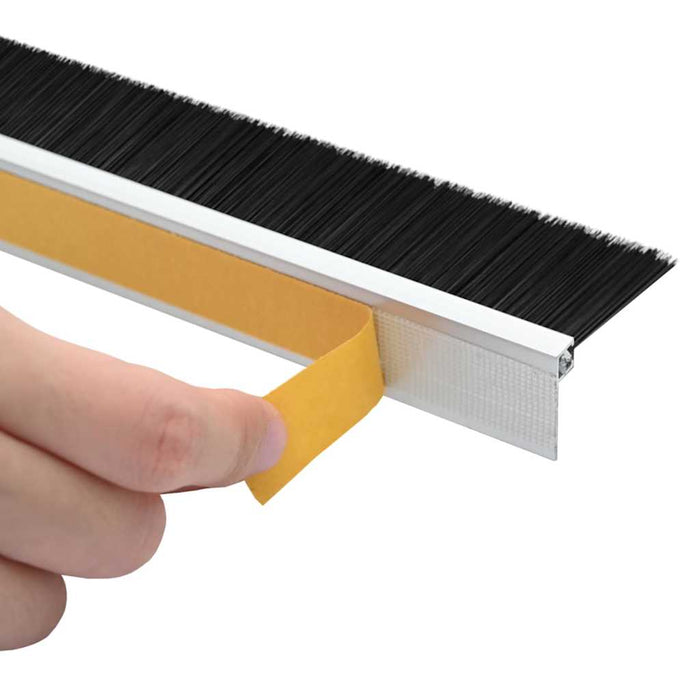Dopuri pentru uși autoadezive 6 pcs Argintiu 100 cm - WALTI WALTI