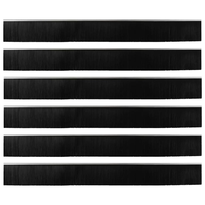 Dopuri pentru uși autoadezive 6 pcs Argintiu 100 cm - WALTI WALTI