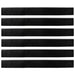 Dopuri pentru uși autoadezive 6 pcs Argintiu 100 cm - WALTI WALTI