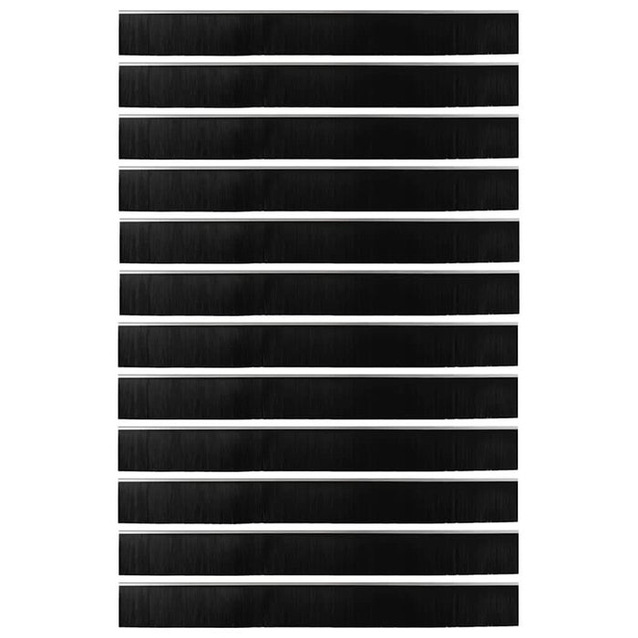 Dopuri pentru uși autoadezive 12 pcs Argintiu 100 cm - WALTI WALTI